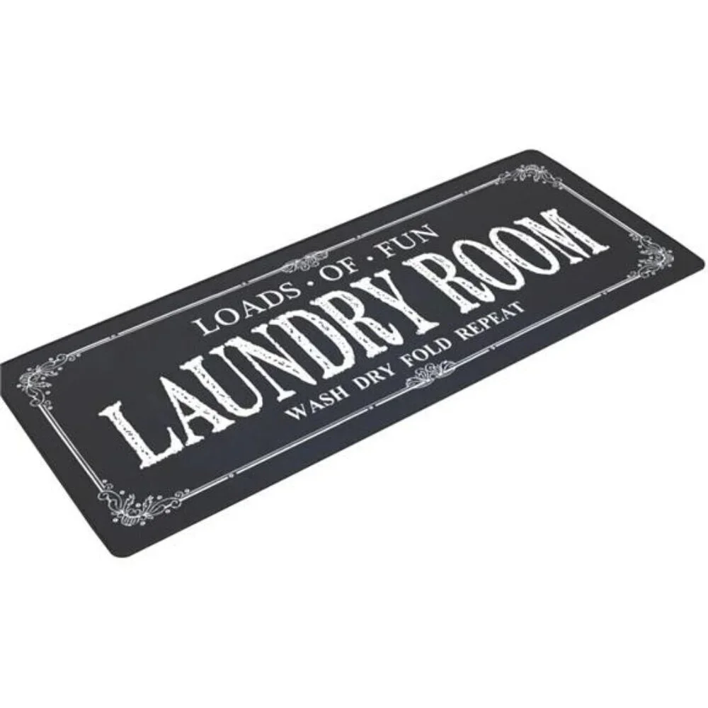 Non Slip Laundry Runner Rug Farmhouse Kitchen Floor Mat for Mudroom and Bathroom